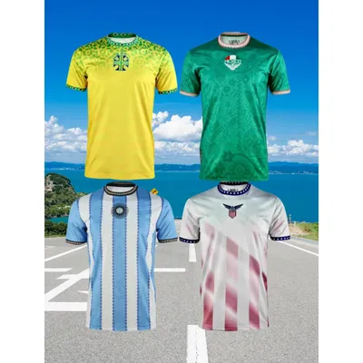 International Football Jersey Argentina Brazil Mexico United States Sports Fan Jersey Mexico
