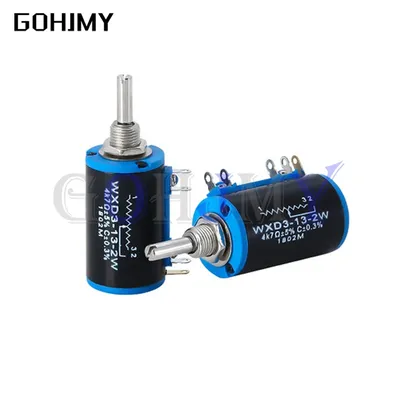 1PCS WXD3-13 100 200 220 680 1K 2.2K 3.3K 4.7K 5.6K 6.8K 10K 22K 33K 47K 100K Ohm WXD3-13-2W
