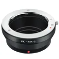Anello adattatore Pk-M4/3 per obiettivo Pentax Pk a Micro 4/3 M43 Corpo fotocamera per Olympus Om-D