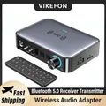 Bluetooth 5.0 Ricevitore Audio Trasmettitore NFC Stereo 3.5mm AUX Jack Ottico Coassiale RCA