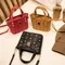 Petit sac à main rétro européen et américain pour femmes, sac seau classique à la mode, 2025