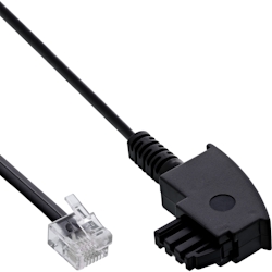 InLine® TAE-F Kabel, für DSL Splitter, TAE-F ST an Western 6/2 DEC ST, 6m Image