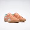 Sneaker REEBOK CLASSIC "REEBOK COURT RETRO", Gr. 36, sunkissedorange, glitchaqua, gum, Synthetik, Textil, sportlich, Schuhe