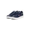 Sneaker TOMMY JEANS "ARCHIVE '98", Herren, Gr. 44, blau (dunkelblau), Nappaleder, unifarben, sportlich, Schuhe, Freizeitschuh, Streetwear, Halbschuh, Schnürer mit Logoflagge