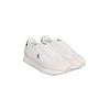 Sneaker CALVIN KLEIN JEANS "RETRO RUNNER LACE UP NY-SU", Herren, Gr. 45, schwarz-weiß (weiß, natur, schwarz), Leder, kontrastfarbene Details, sportlich, Schuhe, Freizeitschuh, Halbschuh, Schnürschuh mit seitlichem CK-Logo