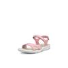 Trekkingsandale ECCO "ECCO CRUISE II", Damen, Gr. 40, rosa, Leder, sportlich, Schuhe, Outdoorschuh, Sommerschuh, Freizeitsandale, mit Klettverschlüssen