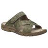 Pantolette JOSEF SEIBEL "Brenda 10", Damen, Gr. 41, grün (khaki), Leder, casual, Schuhe, mit weichem Lederfutter