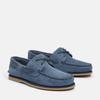 Bootsschuh TIMBERLAND "CLASSIC BOAT BOAT SHOE", Gr. 41, md blau suede, Leder, sportlich, Schuhe