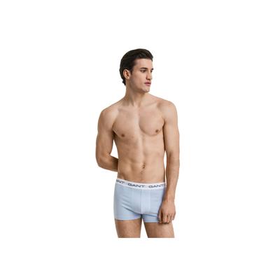 Boxershorts GANT "Boxershort 3er Pack", Herren, Gr. XL, blau, Obermaterial: 57% Baumwolle CO(Bio). 38% Baumwolle CO. 5% Elasthan EL., Unterhosen Image