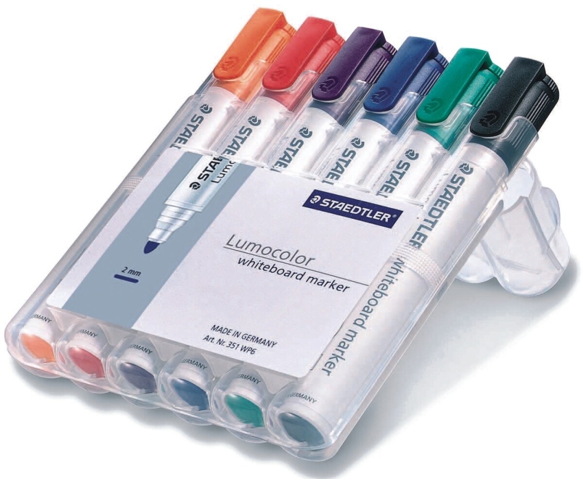 STAEDTLER Whiteboardmarker 2mm VE=5x6 Stück Image