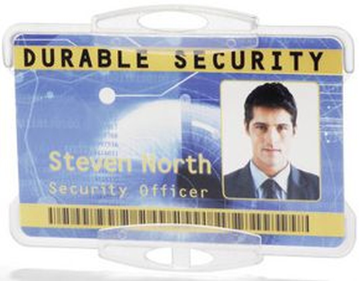 Durable Ausweishalter 54x85mm VE=6x10 Stück transparent Image