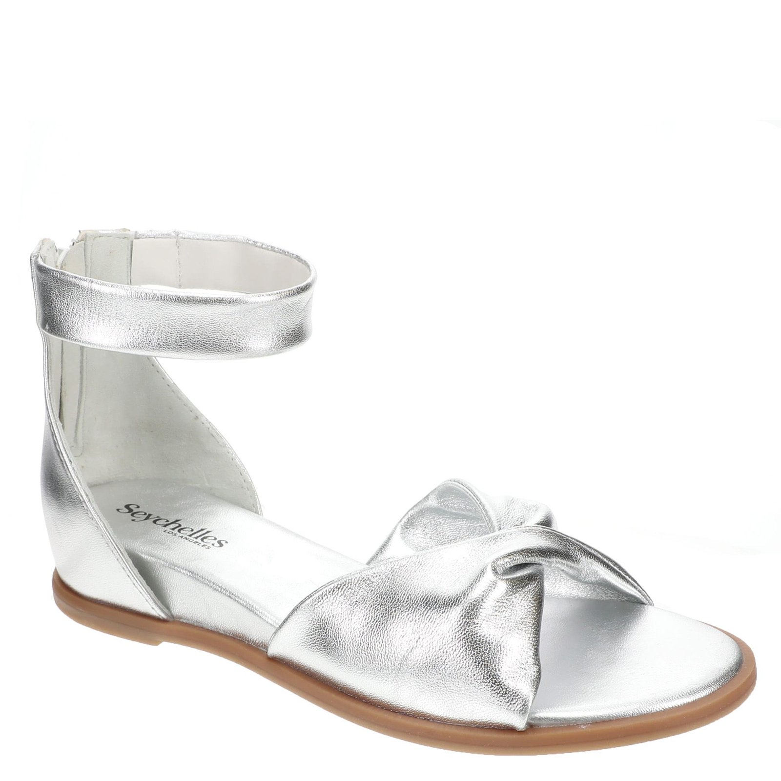 Seychelles Look Up - Womens 8.5 Metallic,Silver Sandal Medium
