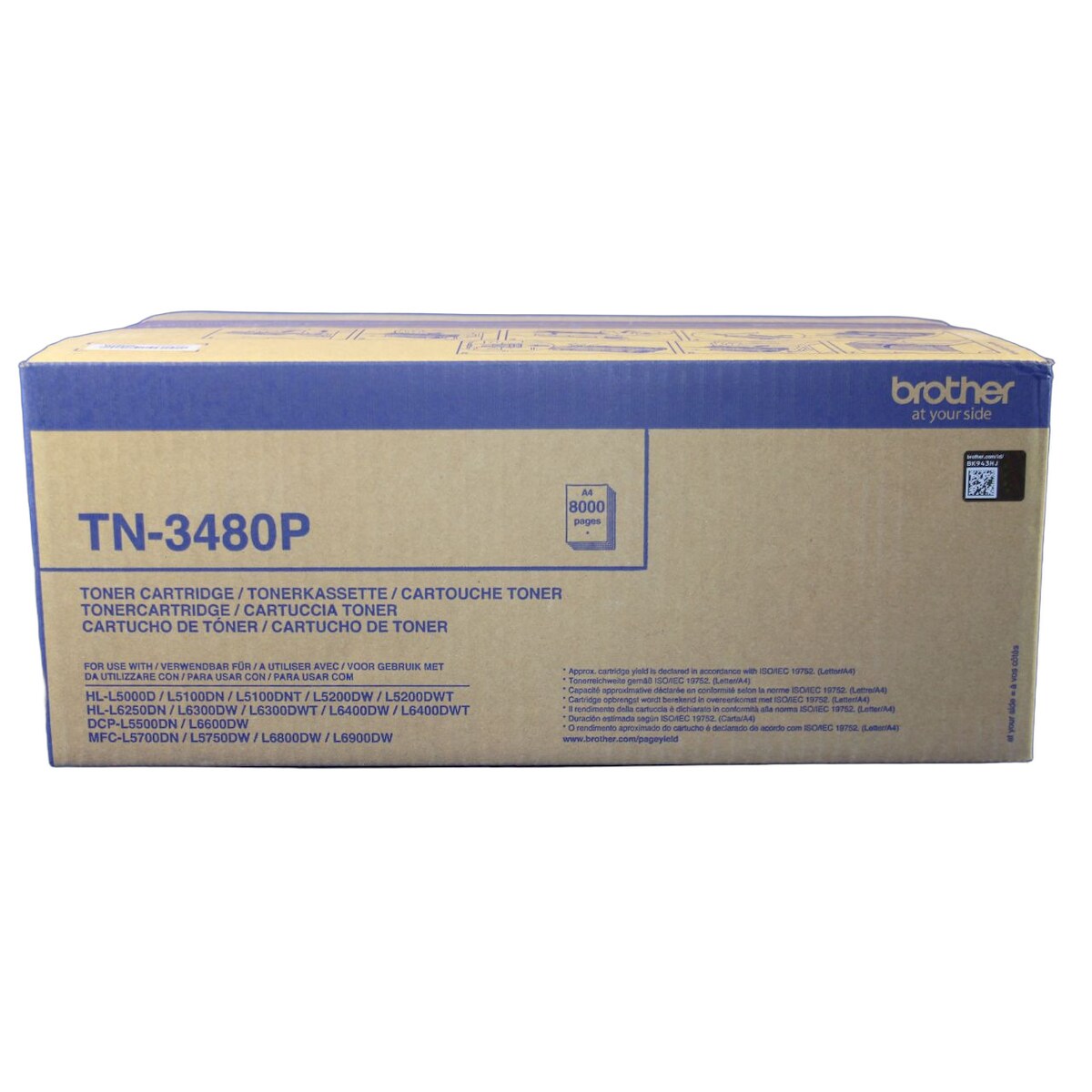 Brother TN-3480 P Toner Black -A Image