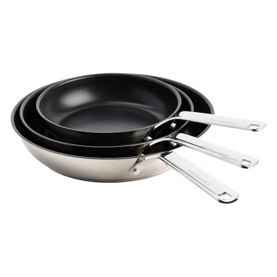 KitchenAid Stainless Steel (CC003572-001), Pfannen-Set Silber, Schwarz Image