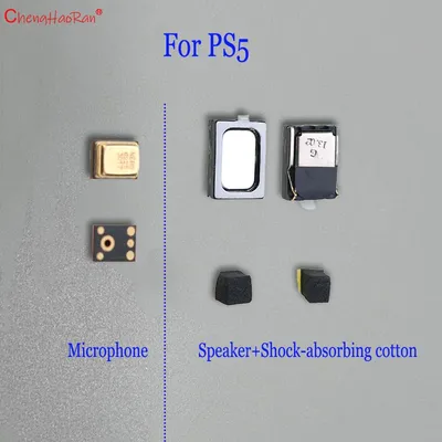 2PCS Lautsprecher Ersatz Für PS5 Spiel Griff Ersatz Lautsprecher Mit Stoßdämpfenden Baumwolle Image