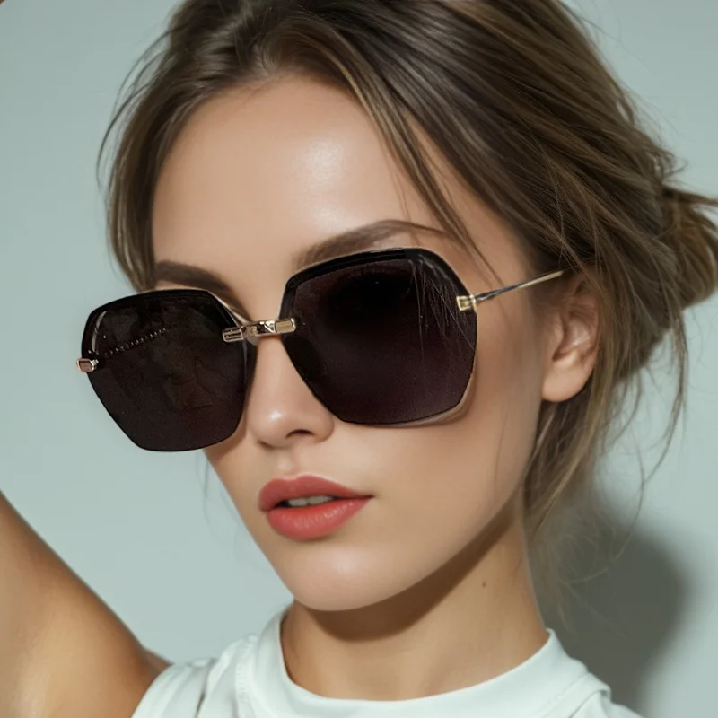 Neue Vintage Metallrahmen Quadratische Sonnenbrille für Damen und Herren Runde Sonnenbrillen Weibliche Brillen Sonnenbrillen für Männer und Frauen Image