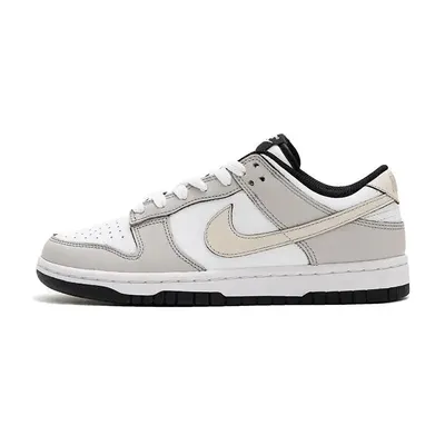 [Custom Coconut Cloud Latte]Nike Dunk Skateboard Shoes Women's Low-Top Gray/Beige White