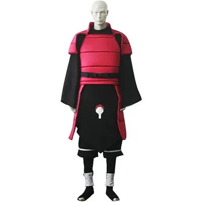 Benutzerdefiniertes Madara Uchiha Cosplay-Kostüm, komplettes Set aus Polyester – Image