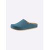 Hausschuh MUBB, Damen, Gr. 40, bunt (aquapetrol), Wolle, sportlich, Schuhe