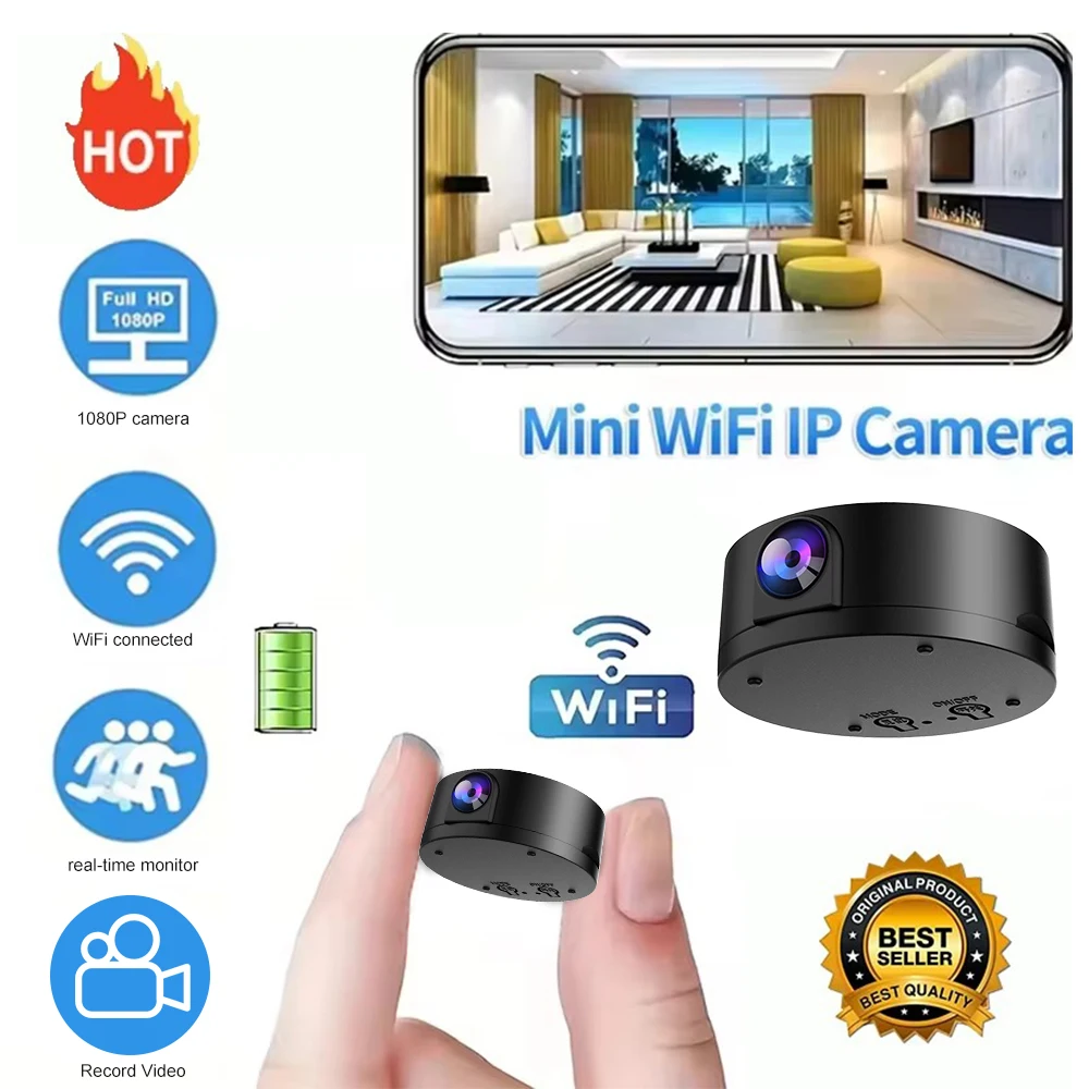1080P HD Wireless Smart Überwachung WIFI Mini Kamera Hause Fern Überwachung High-definition-Nachtsicht HD Kamera Für Sicherheit Image