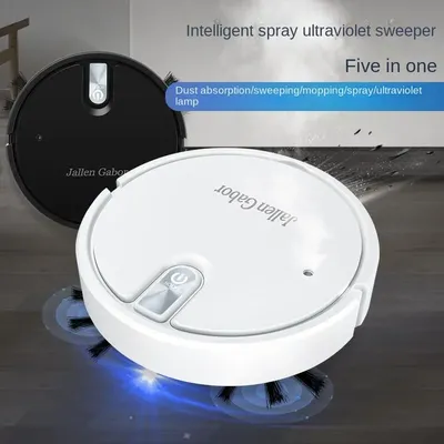 5-in-1 kabelloser intelligenter Roboter-Staubsauger, multifunktional, superleise, Staubsaugen, Wischen, Befeuchten für den Heimgebrauch, Haushaltsgeräte Image