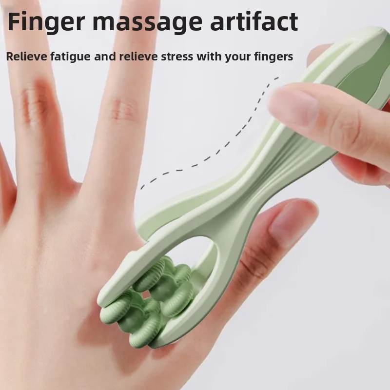 Doppel Scroll Finger Massagegerät Hand Gelenkschmerzen Tiger Mund Akupunkturpunkt Massage Maus Hand Abnehmen Hand Trainer Image