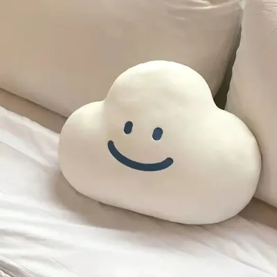 Koreanischen Stil Kissen Nickerchen Super Weiche Wolke Zuckerwatte Lächeln Kissen Wohnkultur Image