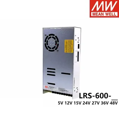 MEAN WELL LRS-600 LRS-600-5 LRS-600-12 LRS-600-15 LRS-600-24 LRS-600-36 LRS-600-48 12V24V Image
