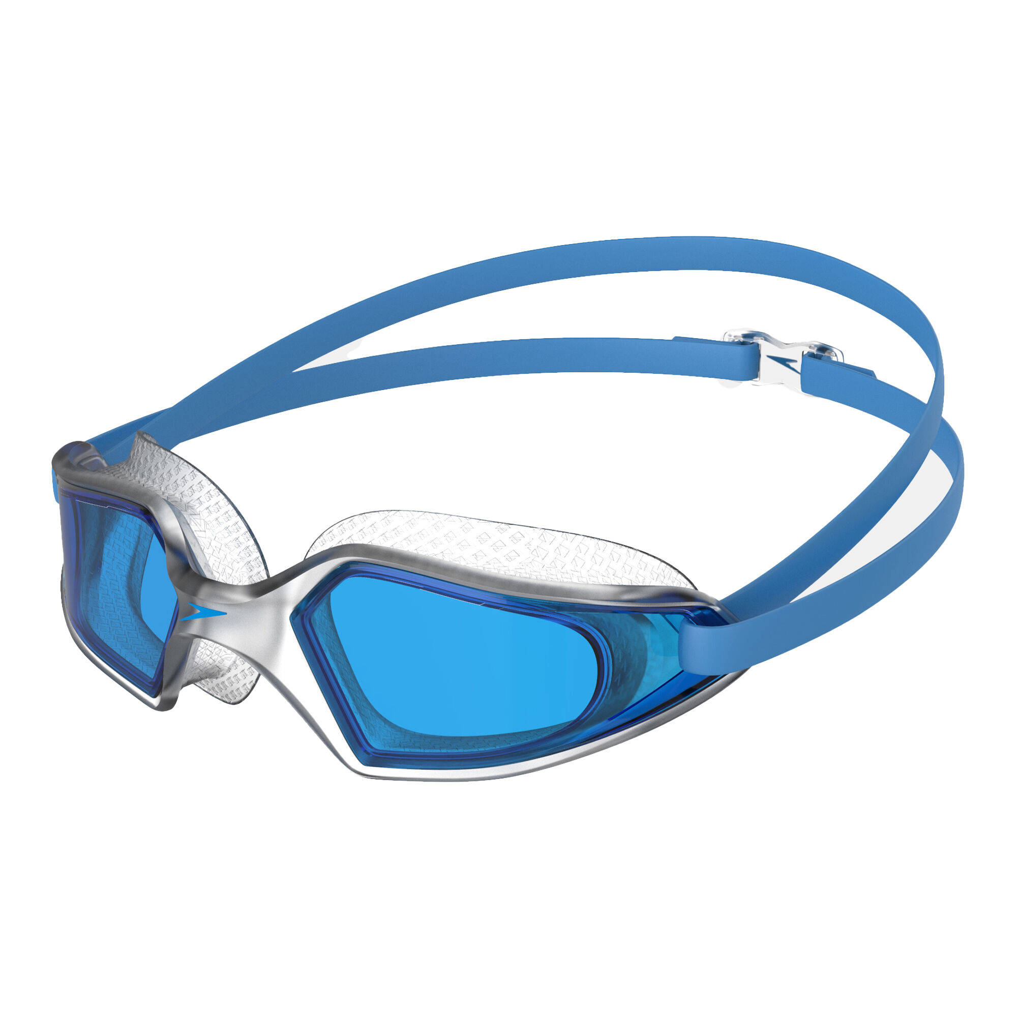 Speedo - "Hydropulse" Rauch-Grau Schwimmbrille für Herren/Damen Unisex (Blau/Silber)