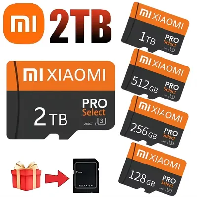XIAOMI 2TB Mini Micro TF SD Card 512GB 256GB SD Memory Card 1TB High Speed Cartao De Memoria 128GB