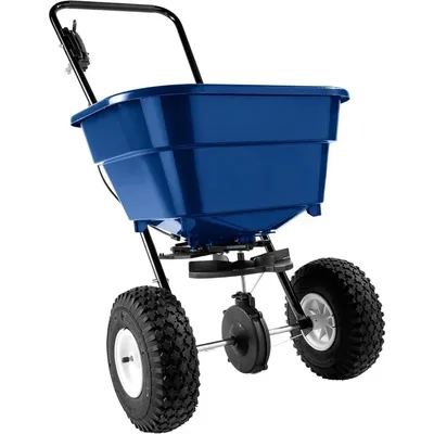Equipment Estate Style Broadcast Spreader for Spreading Fertilizer and More on Lawns, Sidewalks, and