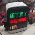 Zaino con display a LED Viaggio d'affari Zaino per laptop da 15,6 pollici Zaino da uomo intelligente