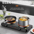 Fornello elettrico da 2000 W Fornello a induzione per uso domestico Stufa di riscaldamento elettrico multifunzione Temperatura regolabile Fornello a combustione rapida