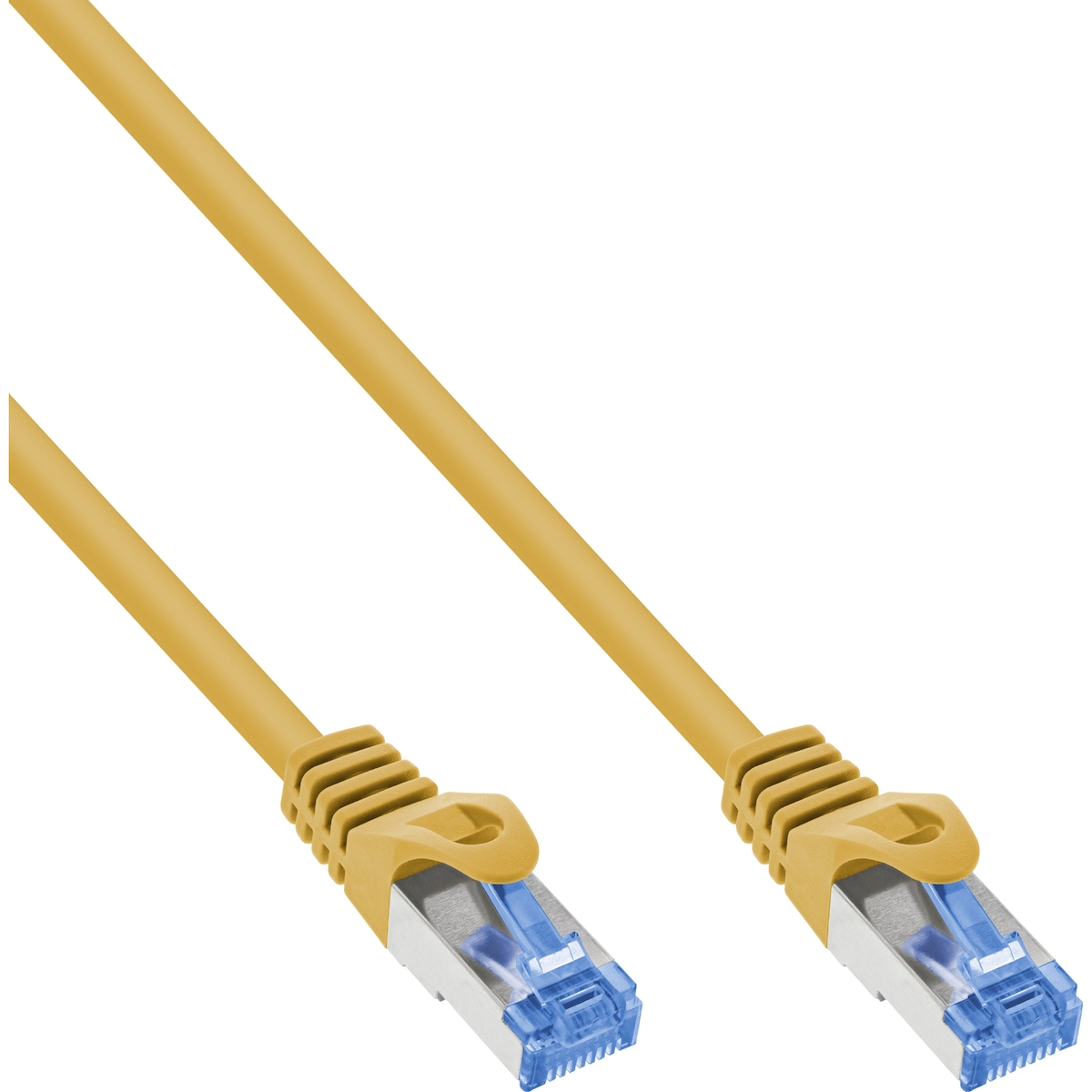 InLine® Patchkabel, Cat.6A, S/FTP, TPE (LSZH), CCA, gelb, 0,3m Image