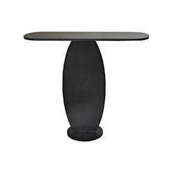 Dmora Konsolentisch Dprae, Ausziehbarer Mehrzwecktisch, Eingangskonsole, Regal mit Erweiterungen, 100x30h81 cm, Anthrazit Image