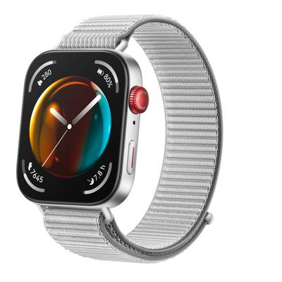 Smartwatch HUAWEI "WATCH FIT 3, 4,62 cm (1,82 Zoll) AMOLED-Display", grau, Smartwatches, Herzfrequenz-Monitoring, SpO2, Atemübungen Image