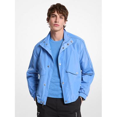 Michael Kors Water-Resistant Windbreaker Jacket Blue L