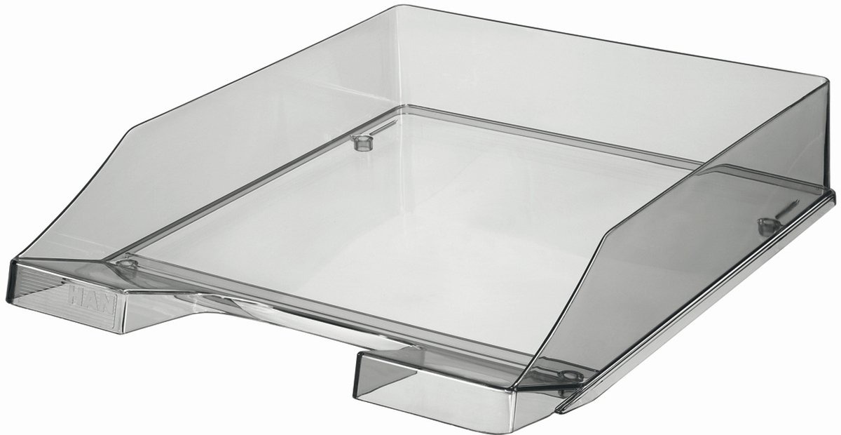 HAN Briefablage A4 Polystyrol transparent-grau Packung mit 6 Stück Image