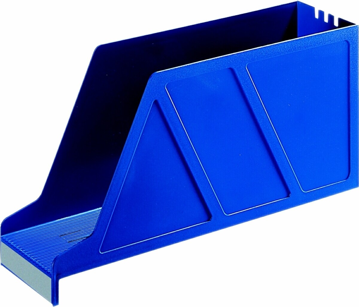 LEITZ Stehsammler A4 quer 97x156x336mm blau Packung mit 20 Stück Image