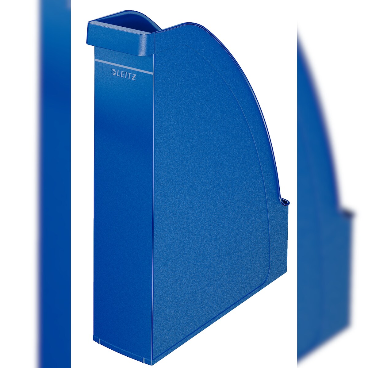 LEITZ Stehsammler Plus A4 Polystyrol blau Packung mit 6 Stück Image
