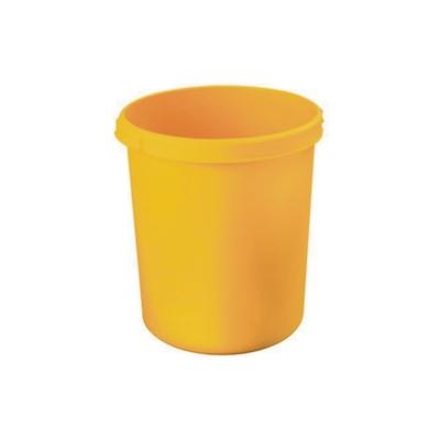 HAN Papierkorb Standard mit Griffmulden 30 Liter gelb Packung mit 6 Stück Image