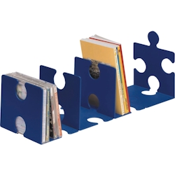 HAN CD/Buchstütze Puzzle im 2er-Pack blau Packung mit 5 Stück Image