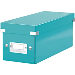 LEITZ Ablagebox Click & Store CD eisblau Packung mit 6 Stück Image