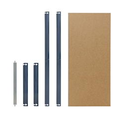 shelfplaza HOME 45x60 cm Fachboden-Set in blau für HOME Schwerlastregale mit 175 kg Traglast pro Boden Image