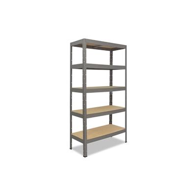 shelfplaza PRO 180x60x30 cm Schwerlastregal in grau mit 5 Böden und 200 kg Traglast pro Boden Image