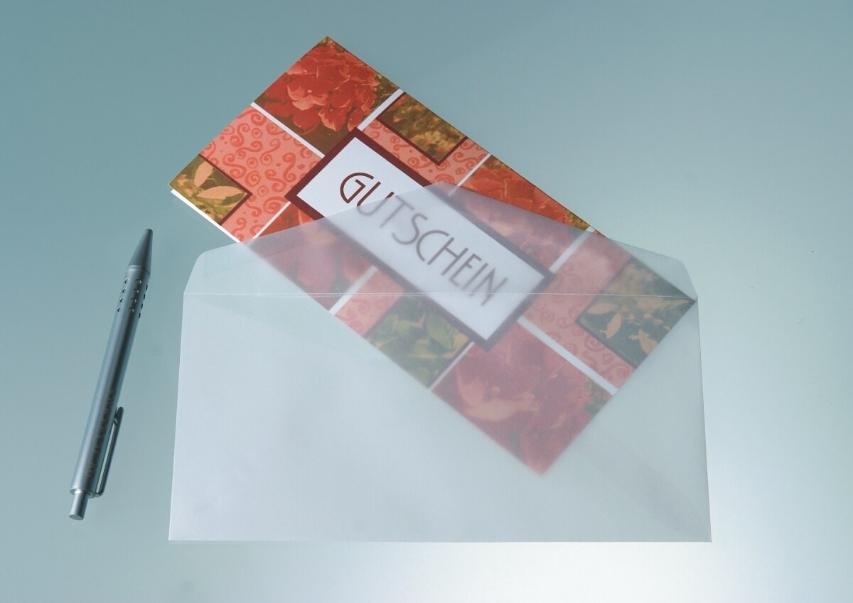 Sigel Briefumschläge DINlang nassklebend transparent VE=7x25 Stück Image