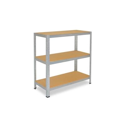 shelfplaza HOME 115x90x50 cm Schwerlastregal in verzinkt mit 3 Böden und 175 kg Traglast pro Boden Image