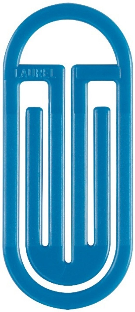 Laurel Büroklammern King Klip mit Bogen 62mm VE=10x50 Stück blau Image