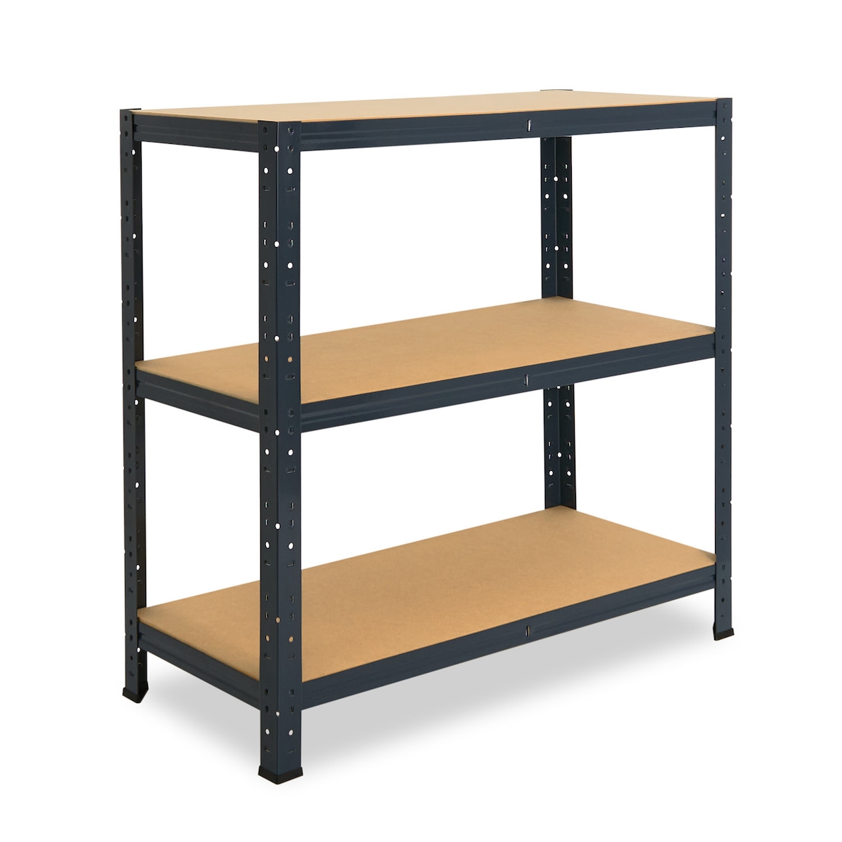 shelfplaza HOME 100x60x50 cm Schwerlastregal in anthrazit mit 3 Böden und 175 kg Traglast pro Boden Image