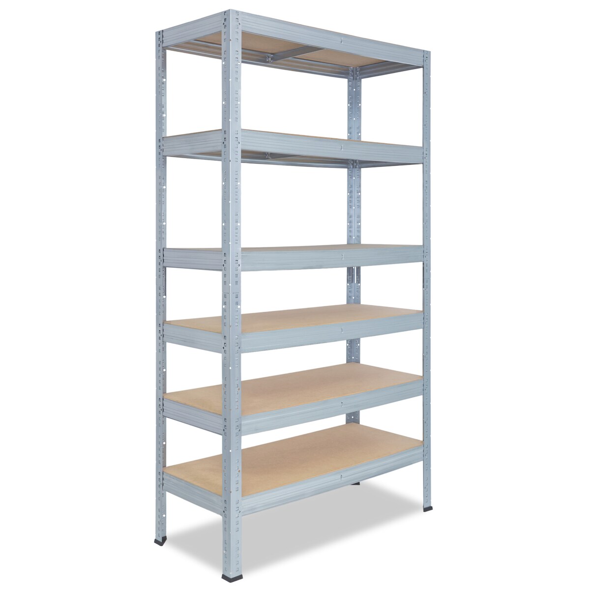 shelfplaza PRO 200x75x50 cm Schwerlastregal in verzinkt mit 6 Böden und 166 kg Traglast pro Boden Image
